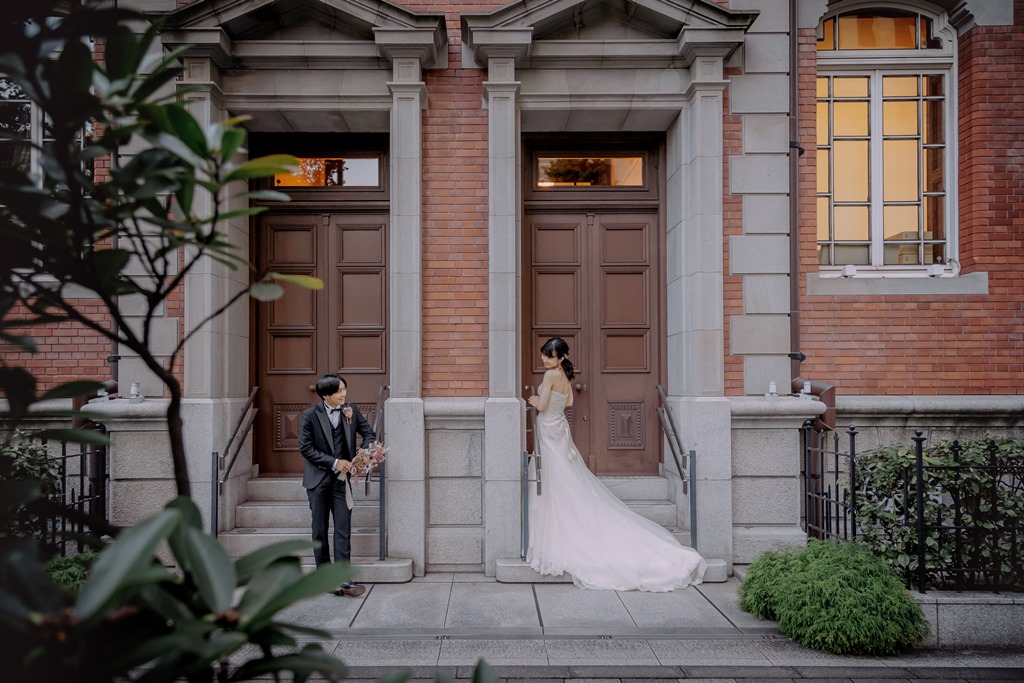 東京駅のオシャレな前撮りフォト