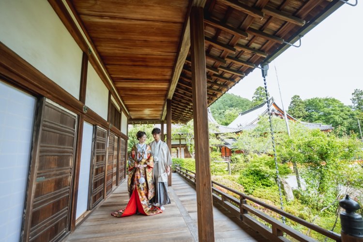 歴史を感じる建造物で前撮り撮影