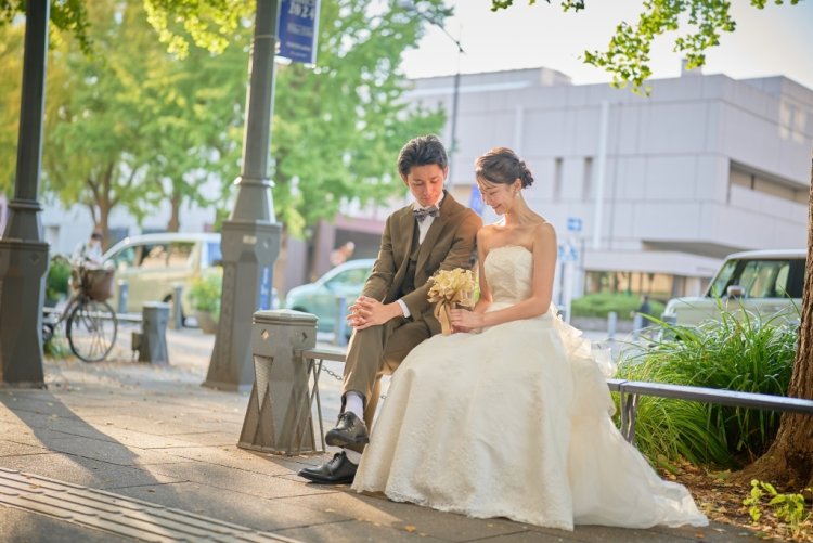 日本大通りウエディングフォト