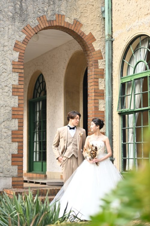 お外で２ショット