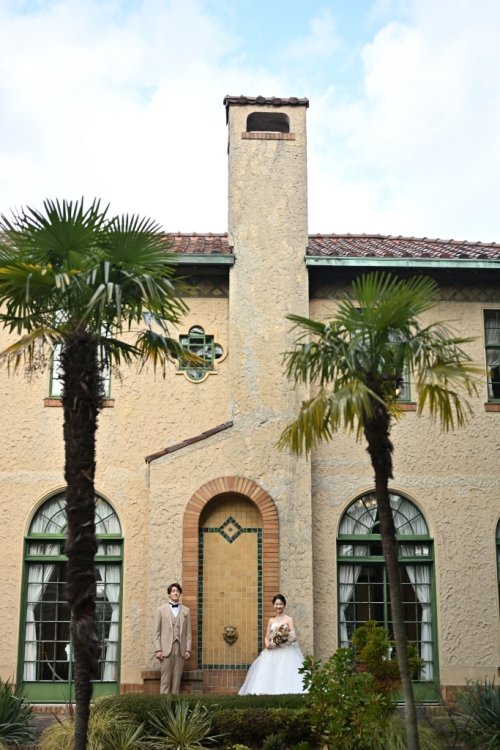 ベーリックホール外観にて