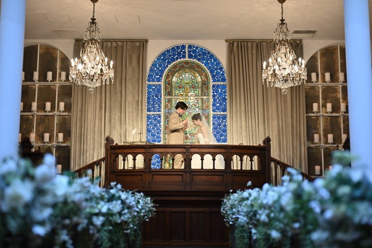 ヴェールアップの瞬間