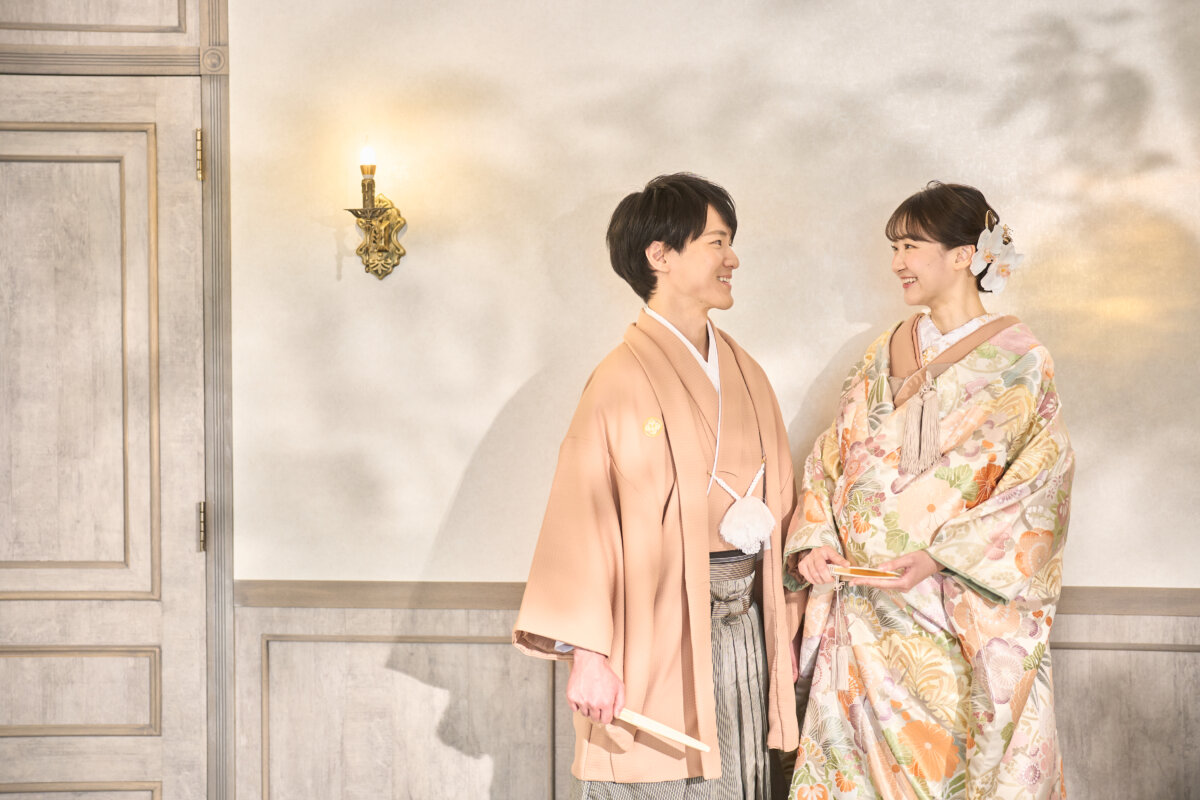 スタジオでの和装撮影