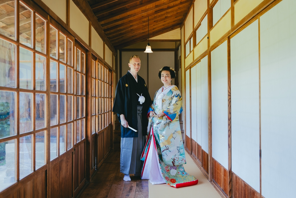 着物と日本髪で大変身！三渓園で特別な一日♡
