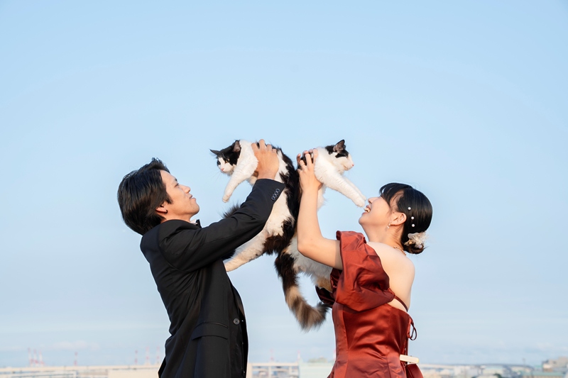 大切な家族・猫ちゃんと迎えた前撮りの日♡