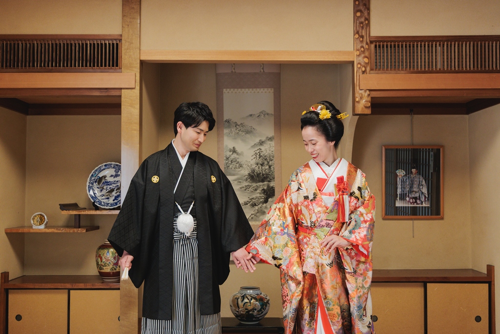 一生に一度の和装、最高のロケ地と最高のスタジオで