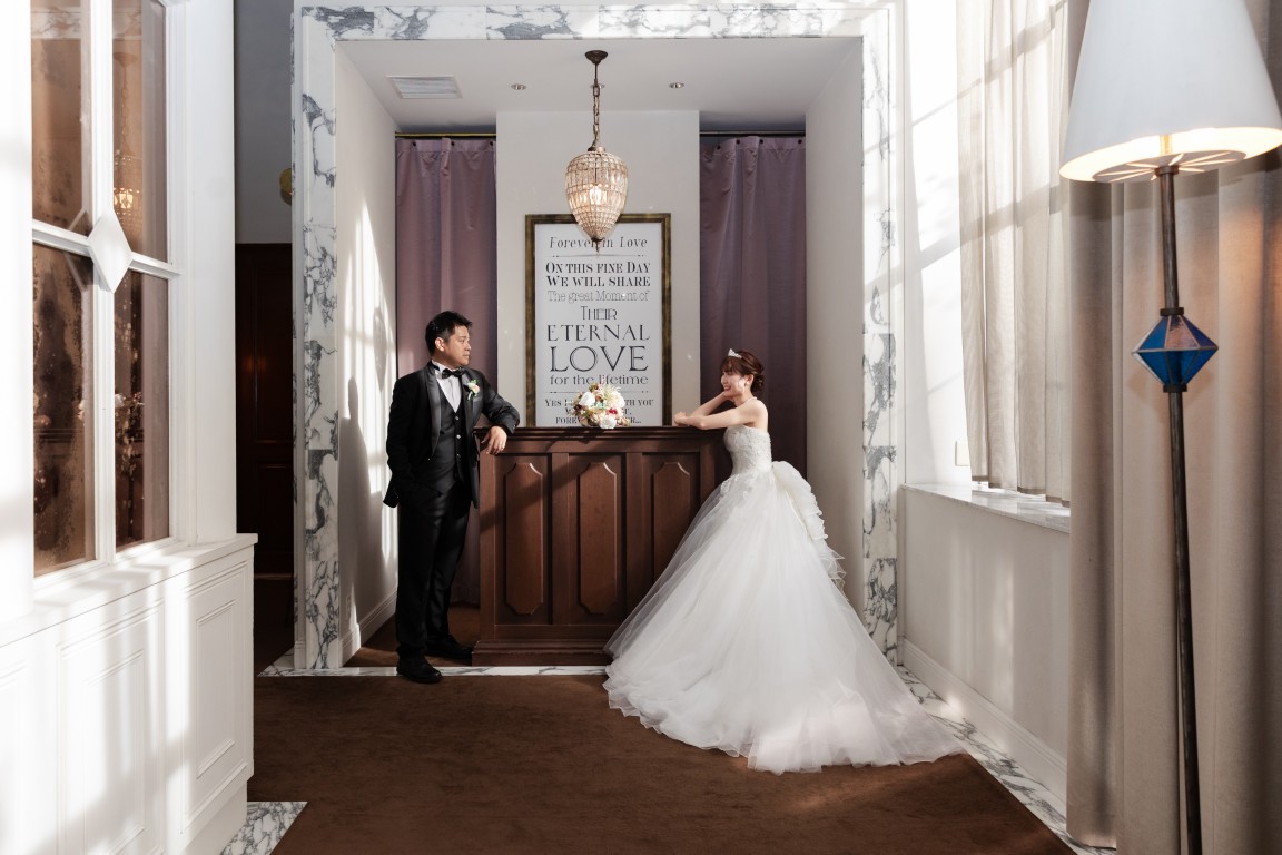 チャペルに響く、幸せのシャッター