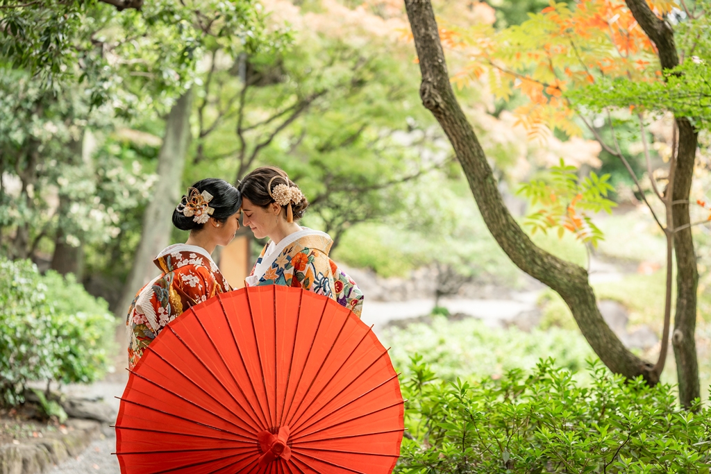 LGBTQ和装ウェディングフォト