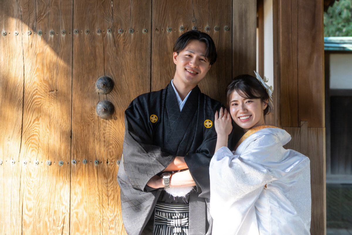 三溪園で誓う結婚の日