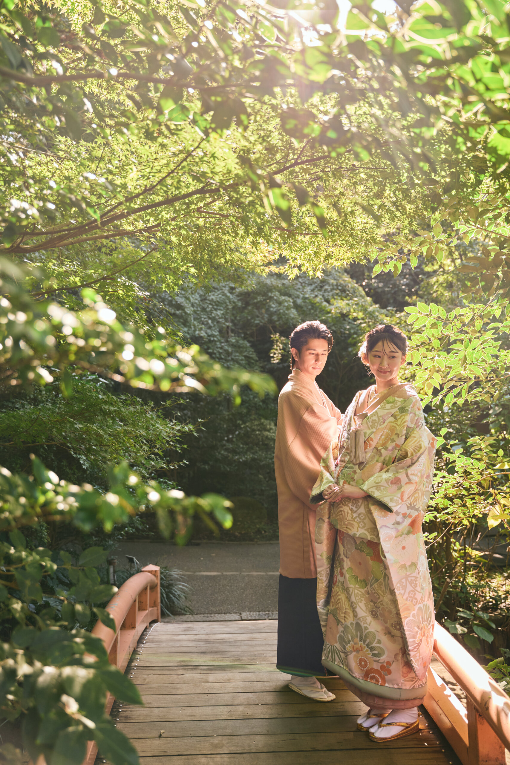 久良岐公園で和装前撮り