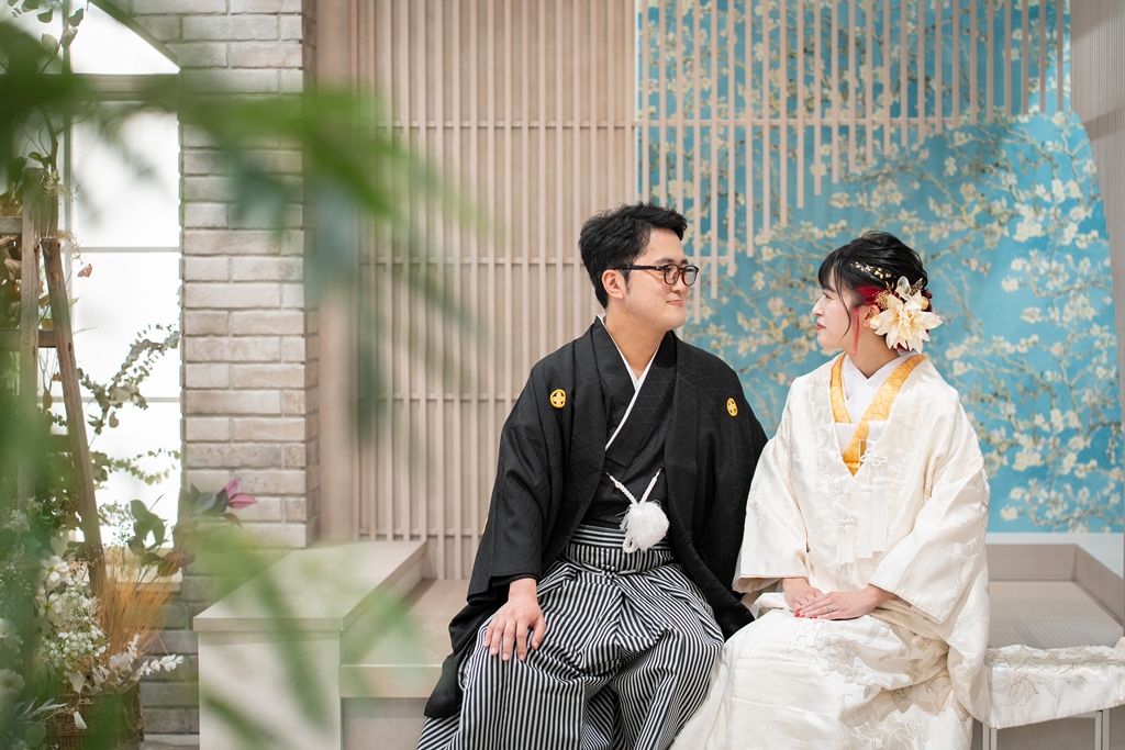 白無垢に彩りを添えて。色掛下で叶える私らしい和装フォト