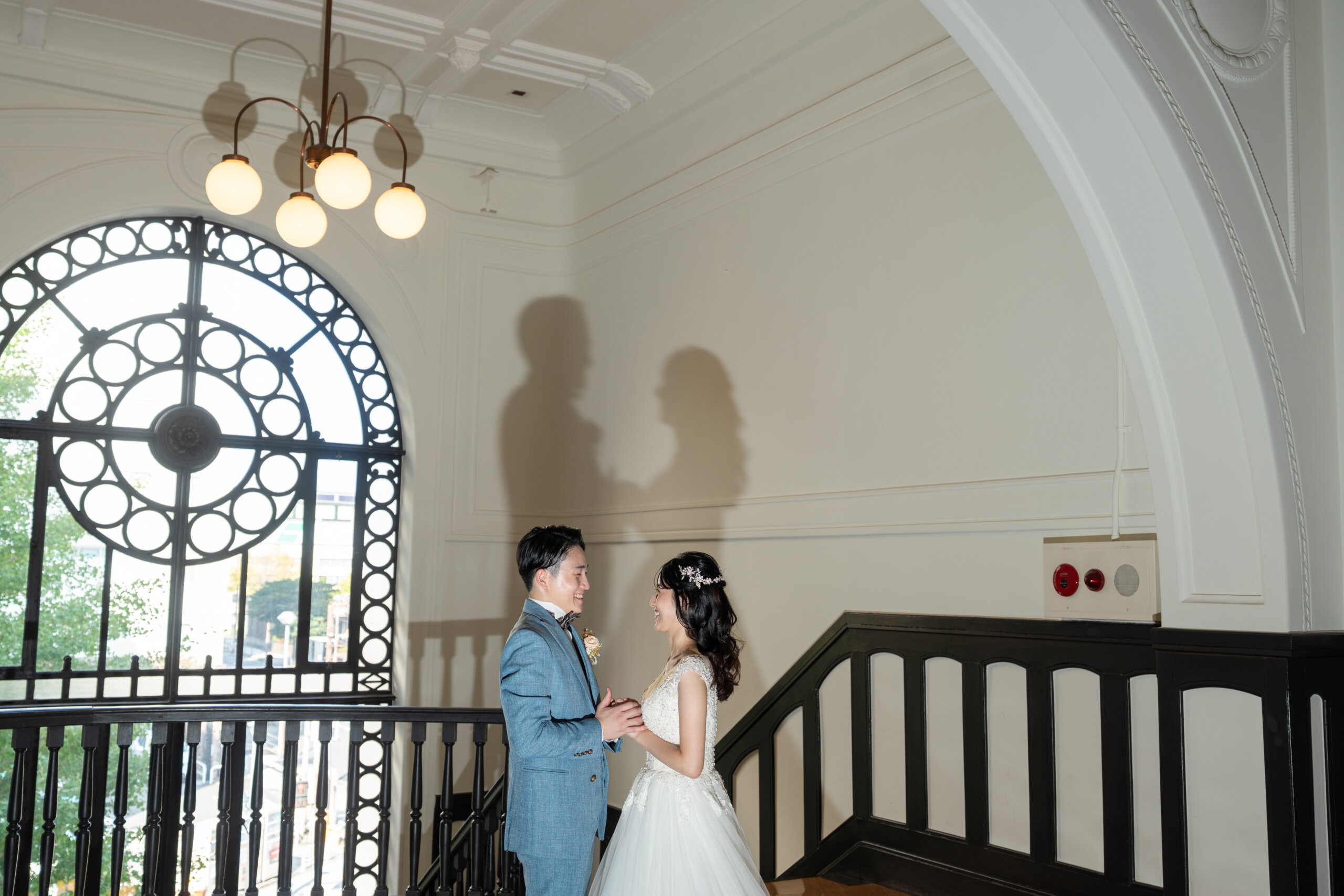 横浜開港記念館で撮った結婚写真