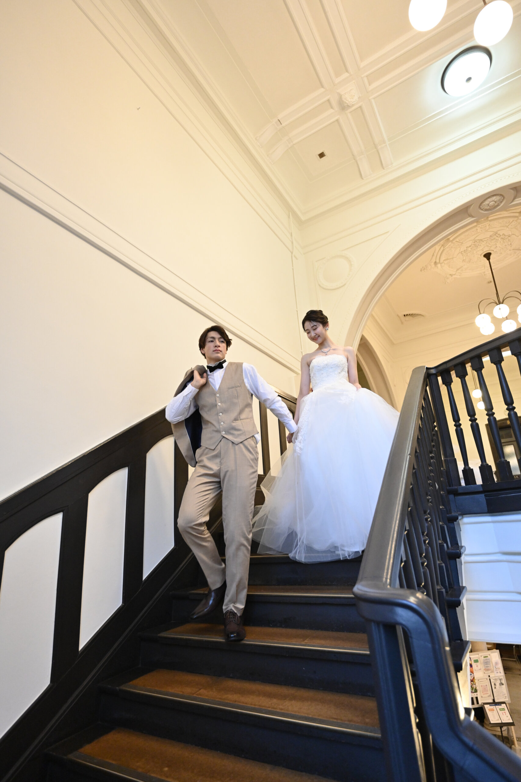 横浜開港記念館で撮った結婚写真